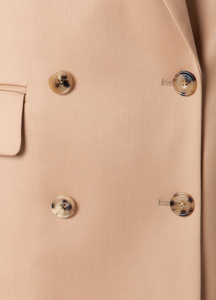 картинка Жакет двубортный из шерсти от бренда Оксаны Лаврентьевой OLOLOL