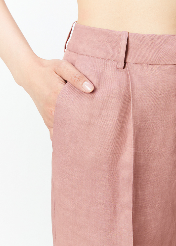 картинка Брюки из вискозы и льна от бренда Оксаны Лаврентьевой OLOLOL