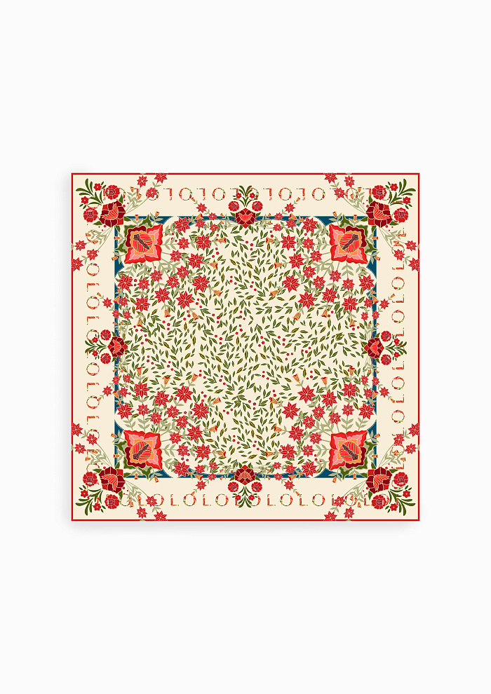 картинка Платок шёлковый от бренда Оксаны Лаврентьевой OLOLOL