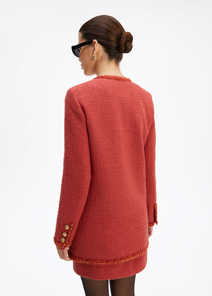 картинка Жакет из твида на молнии от бренда Оксаны Лаврентьевой OLOLOL