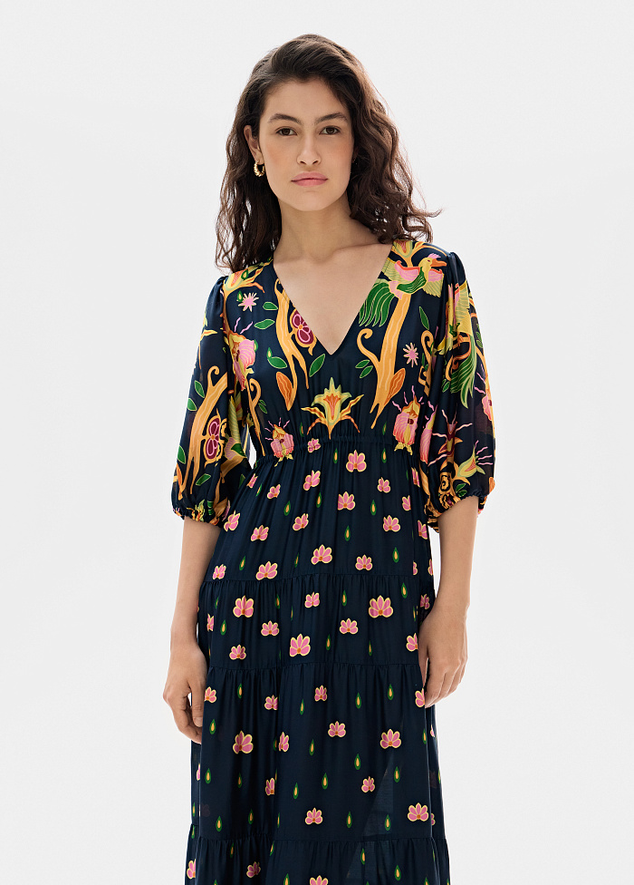 картинка Платье из вискозы от бренда Оксаны Лаврентьевой OLOLOL