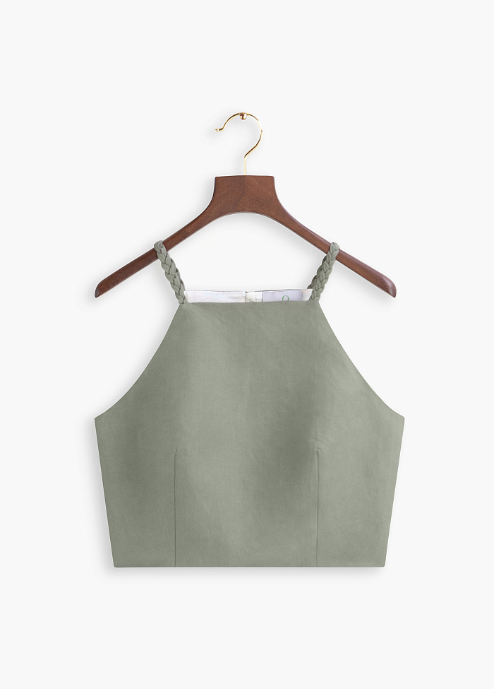 картинка Топ из льна и лиоцелла от бренда Оксаны Лаврентьевой OLOLOL