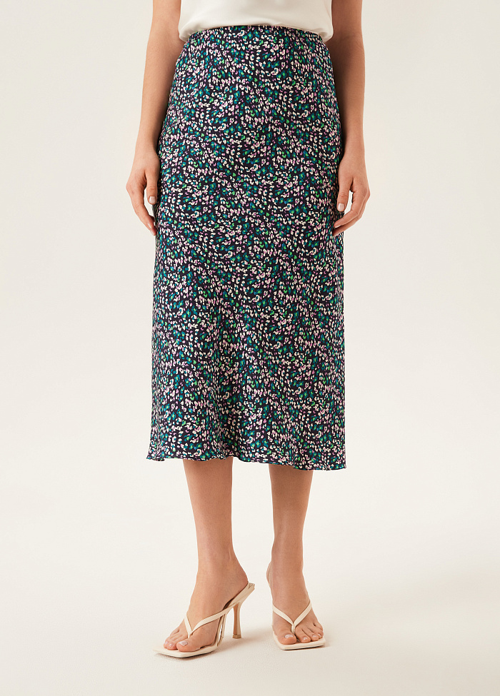 картинка Юбка миди из шелка от бренда Оксаны Лаврентьевой OLOLOL