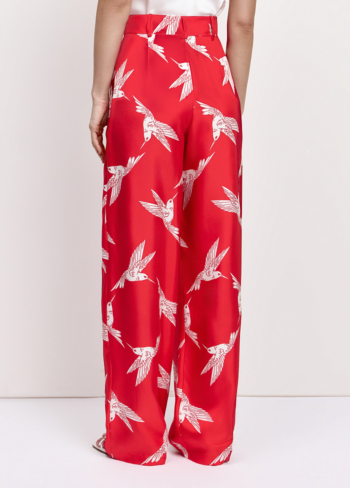 картинка Брюки из шелка от бренда Оксаны Лаврентьевой OLOLOL