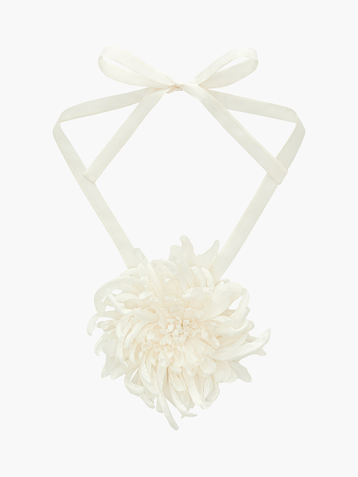 картинка Чокер Георгин из шелка от бренда Оксаны Лаврентьевой OLOLOL