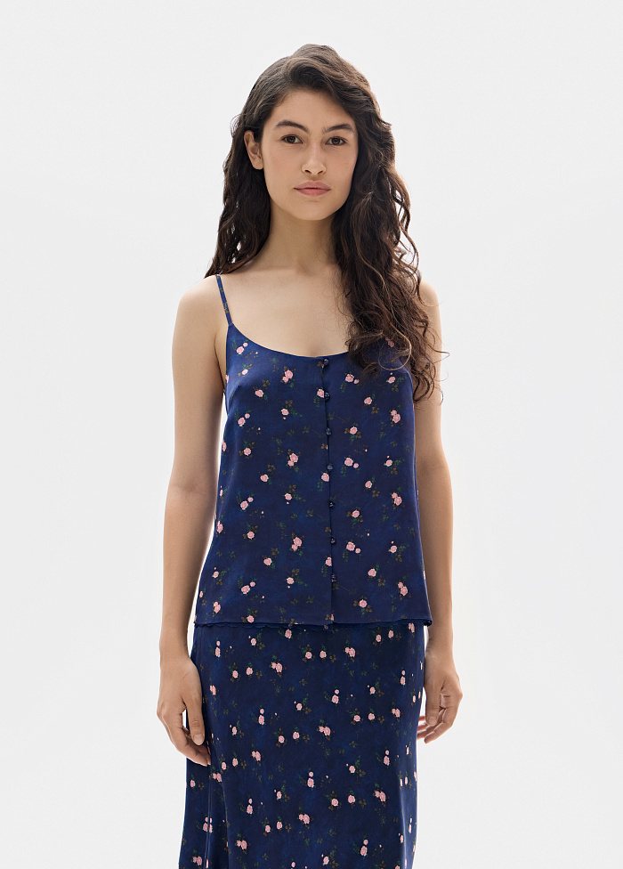 картинка Топ из шелка от бренда Оксаны Лаврентьевой OLOLOL