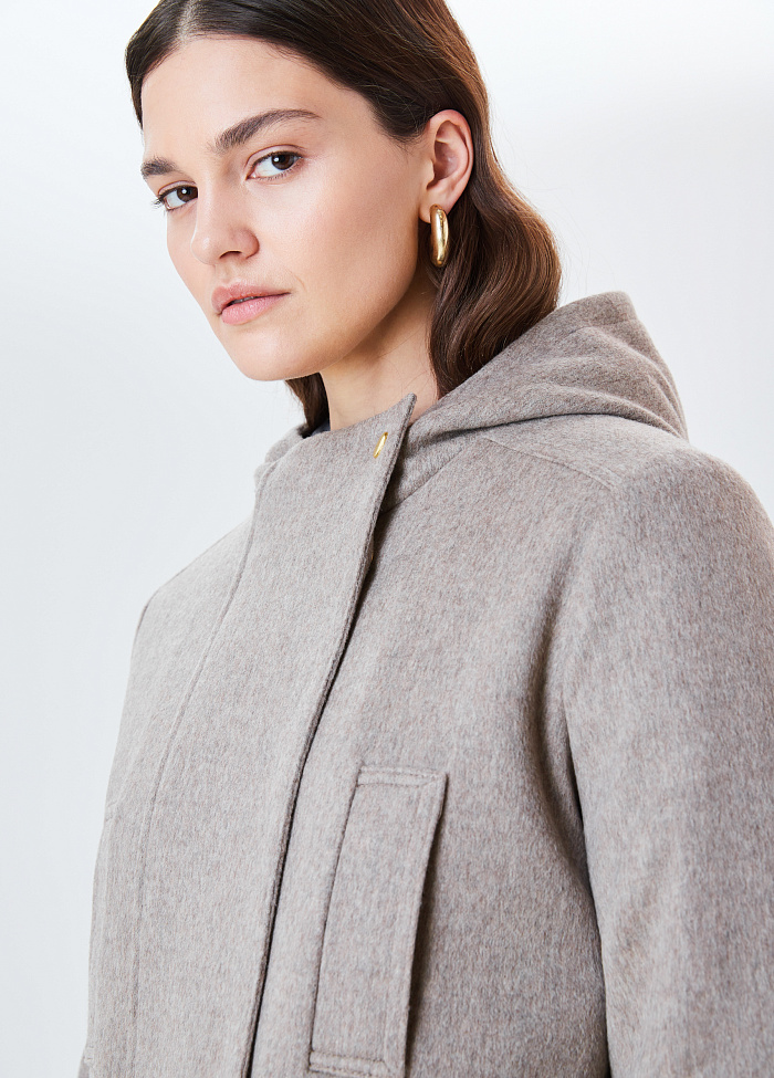 картинка Куртка из итальянской шерсти и кашемира от бренда Оксаны Лаврентьевой OLOLOL