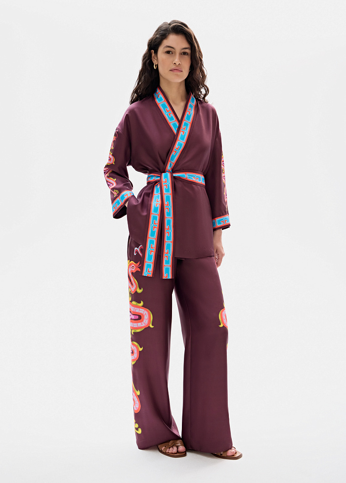 картинка Жакет-кимоно из шелка от бренда Оксаны Лаврентьевой OLOLOL