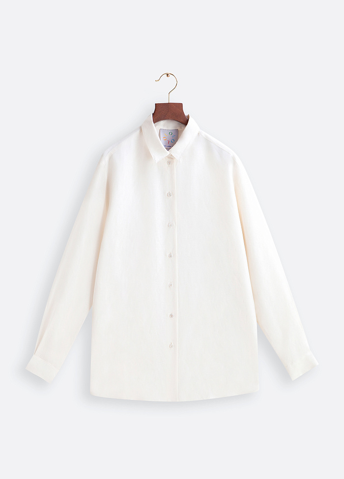 картинка Блузка из льна и вискозы от бренда Оксаны Лаврентьевой OLOLOL