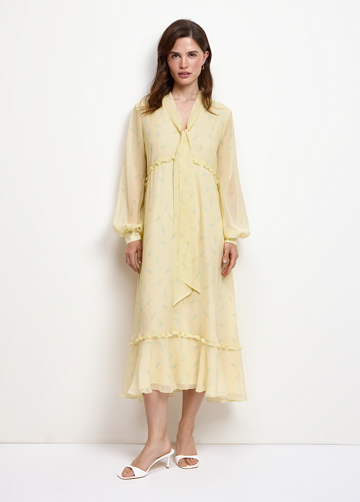 картинка Платье из шелка от бренда Оксаны Лаврентьевой OLOLOL