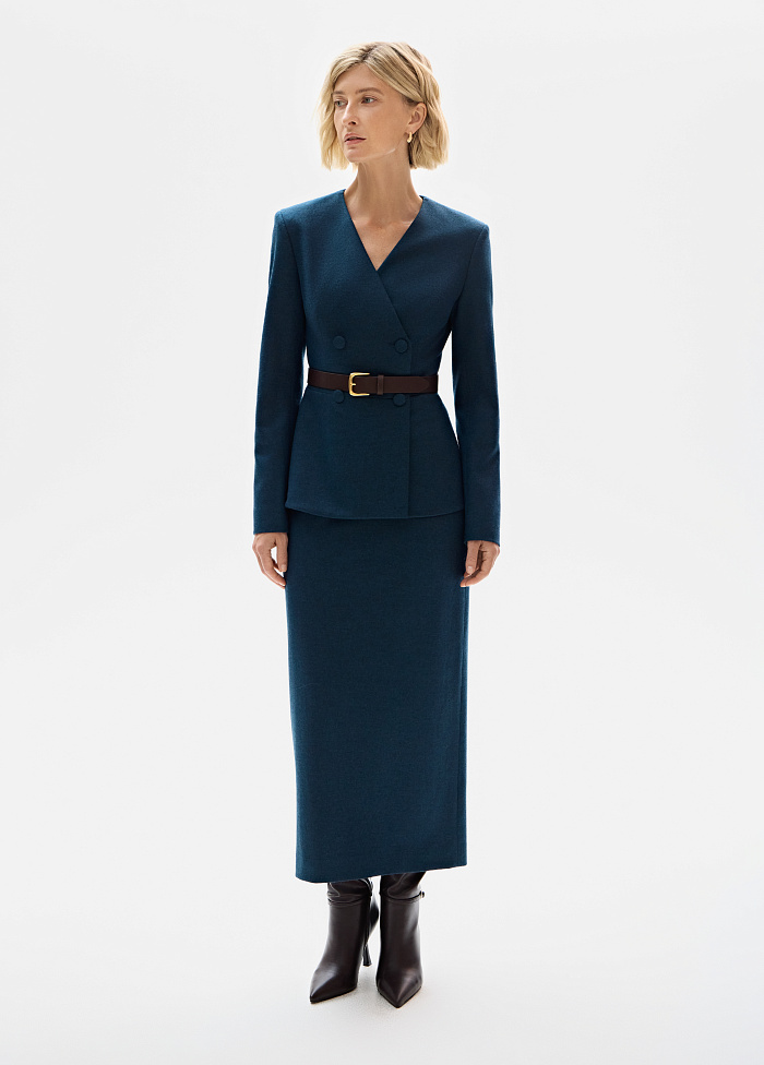 картинка Юбка из шерсти от бренда Оксаны Лаврентьевой OLOLOL