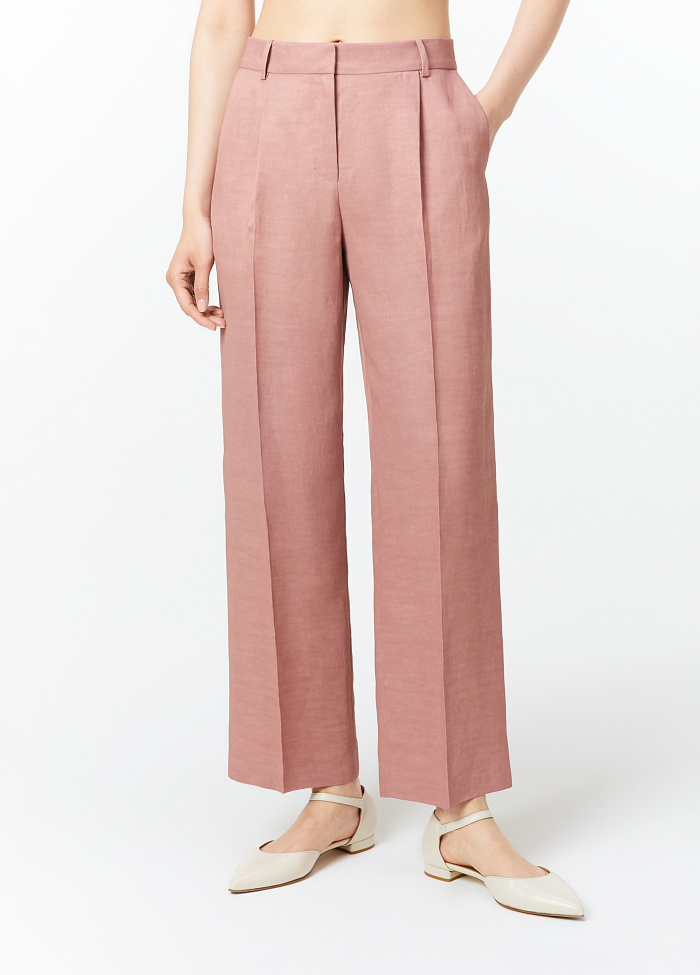 картинка Брюки из вискозы и льна от бренда Оксаны Лаврентьевой OLOLOL