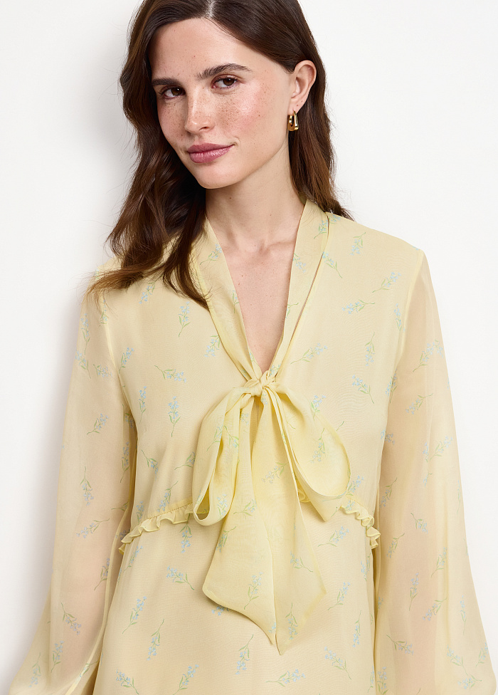 картинка Платье из шелка от бренда Оксаны Лаврентьевой OLOLOL