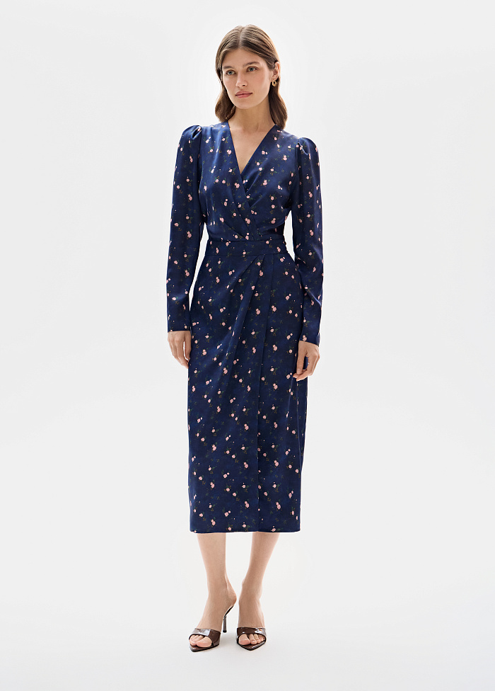 картинка Платье из шелка от бренда Оксаны Лаврентьевой OLOLOL