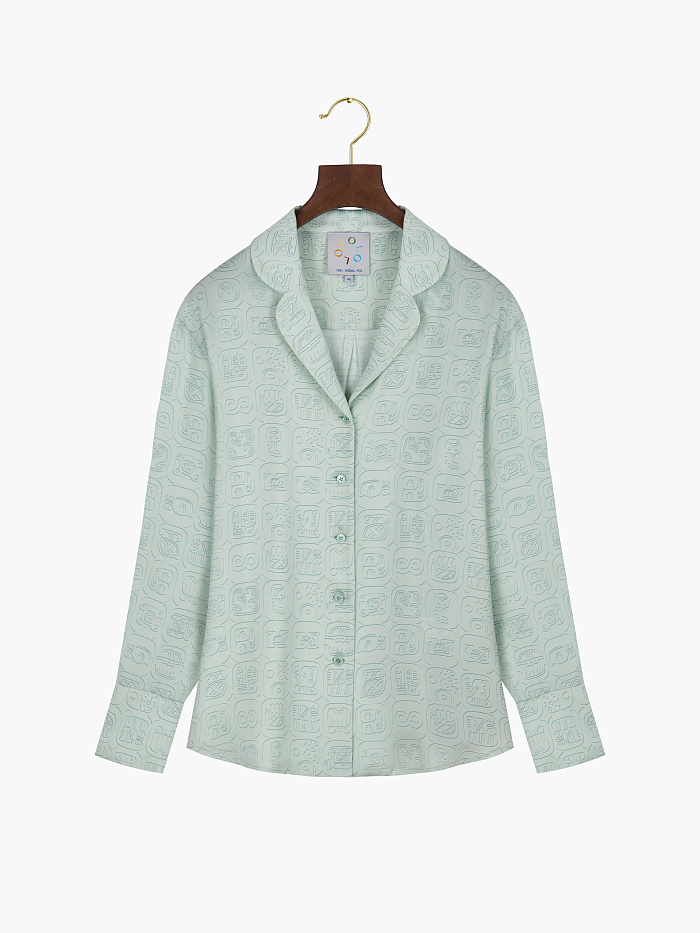 картинка Блузка из шелка от бренда Оксаны Лаврентьевой OLOLOL