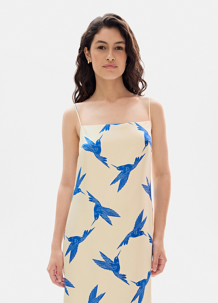 картинка Платье из шелка от бренда Оксаны Лаврентьевой OLOLOL