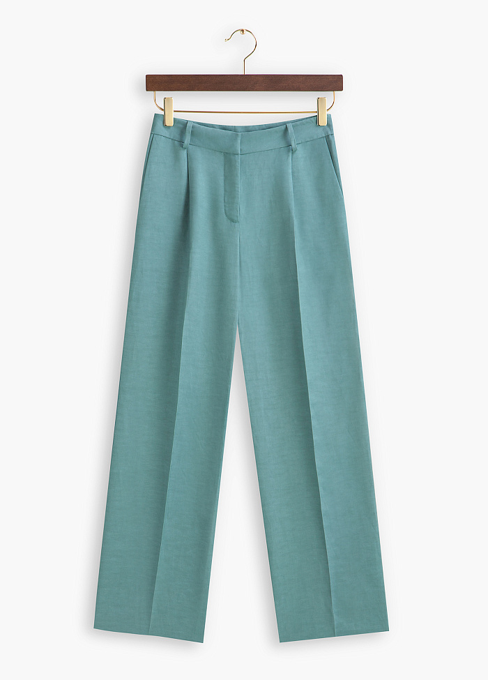 картинка Брюки из вискозы и льна от бренда Оксаны Лаврентьевой OLOLOL