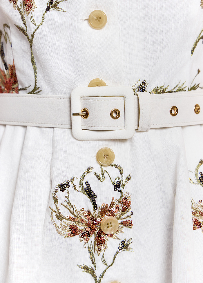 картинка Платье с вышивкой и пайетками от бренда Оксаны Лаврентьевой OLOLOL