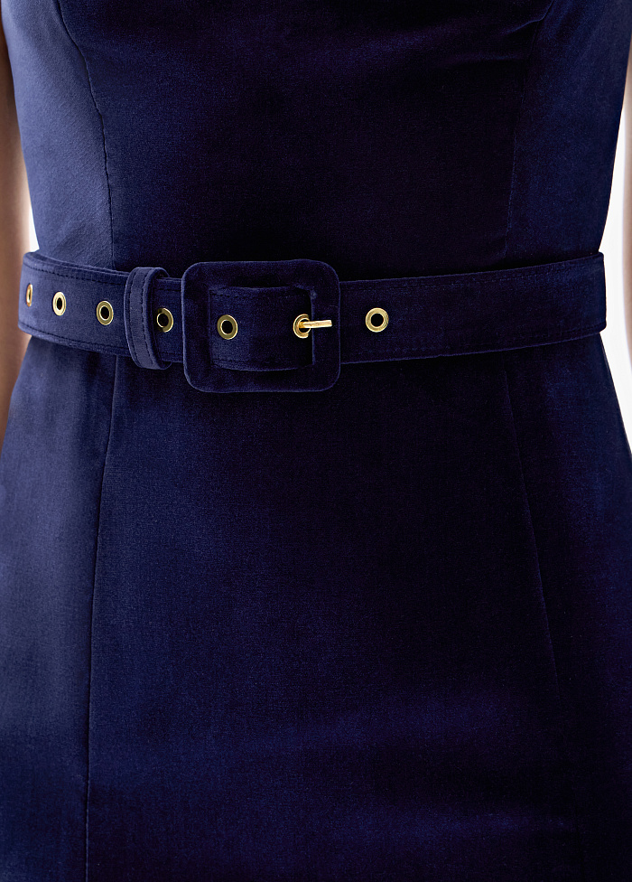 картинка Платье из бархата от бренда Оксаны Лаврентьевой OLOLOL