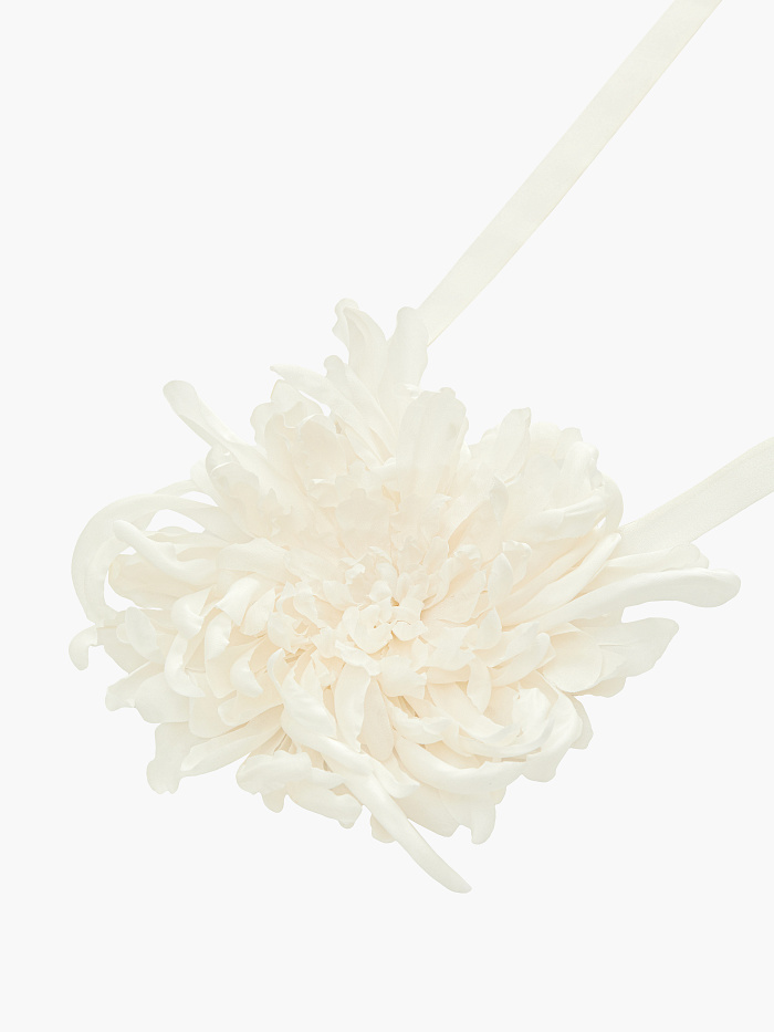 картинка Чокер Георгин из шелка от бренда Оксаны Лаврентьевой OLOLOL