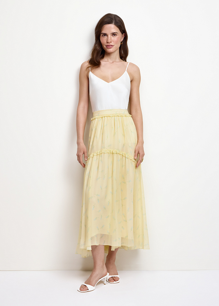 картинка Юбка из шелка от бренда Оксаны Лаврентьевой OLOLOL