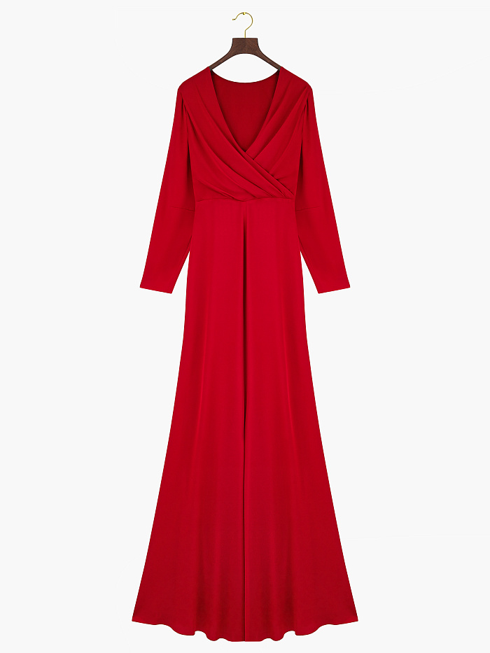 картинка Платье вечернее из шёлка от бренда Оксаны Лаврентьевой OLOLOL