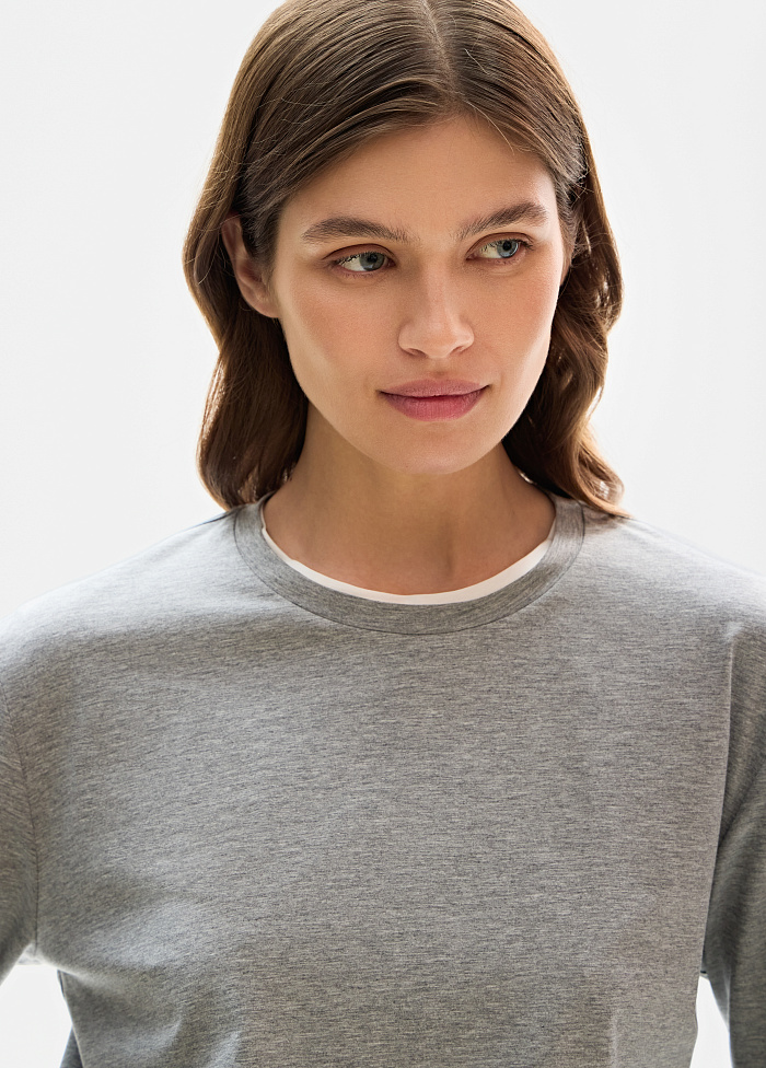 картинка Лонгслив из хлопка от бренда Оксаны Лаврентьевой OLOLOL