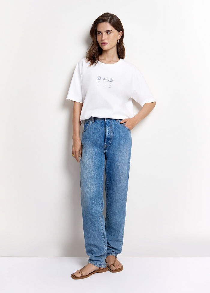 картинка Футболка из хлопка от бренда Оксаны Лаврентьевой OLOLOL