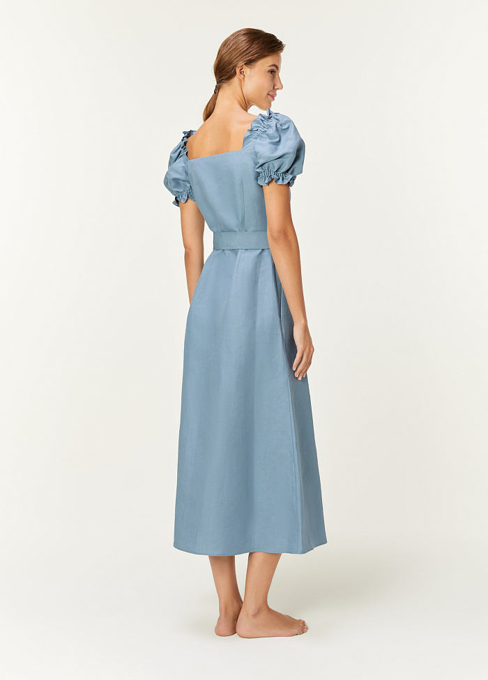 картинка Платье изо льна и лиоцелла от бренда Оксаны Лаврентьевой OLOLOL