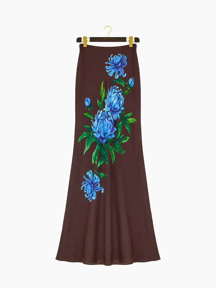 картинка Юбка из шелка от бренда Оксаны Лаврентьевой OLOLOL