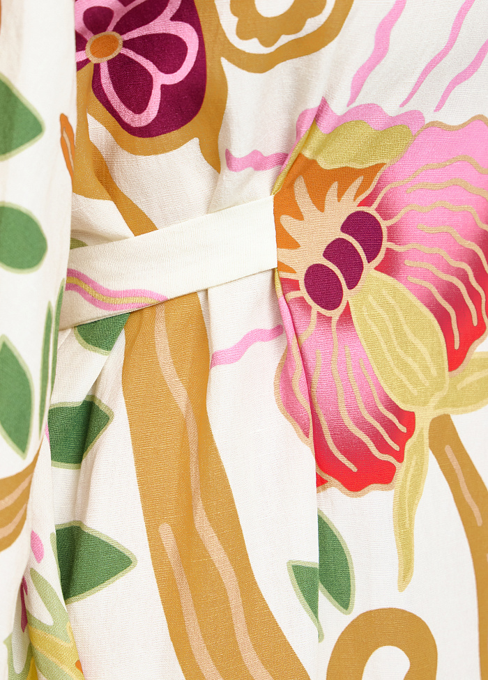 картинка Платье изо льна и вискозы от бренда Оксаны Лаврентьевой OLOLOL