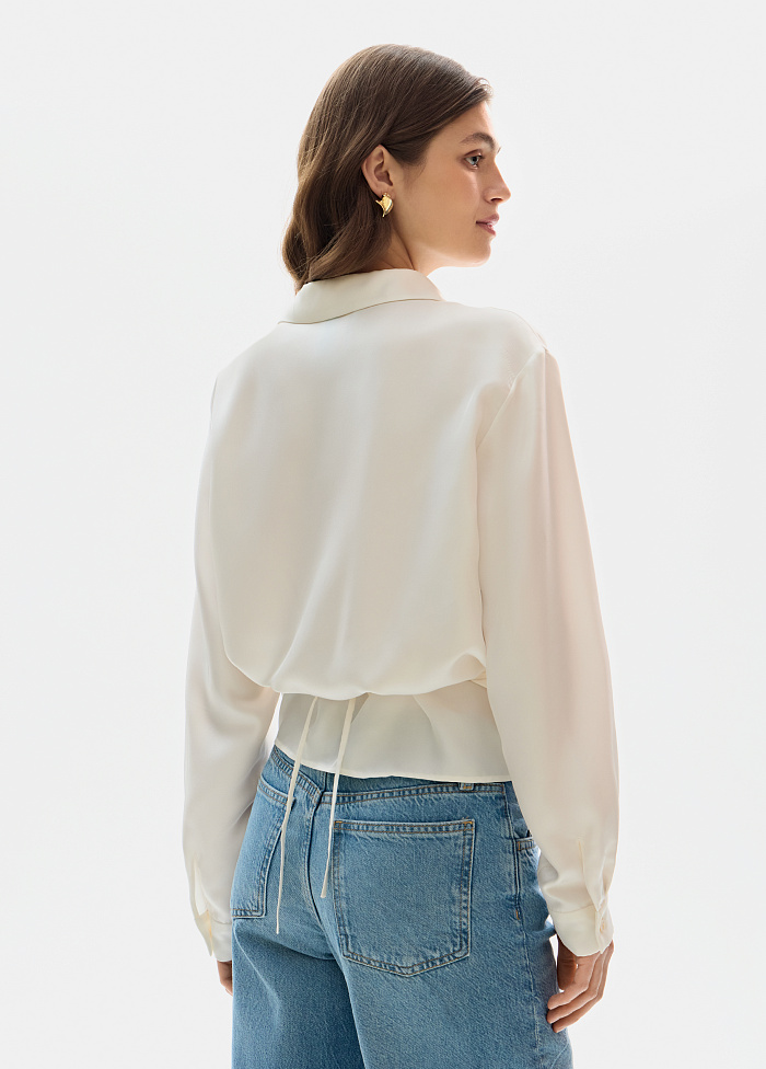 картинка Блузка из шелка от бренда Оксаны Лаврентьевой OLOLOL