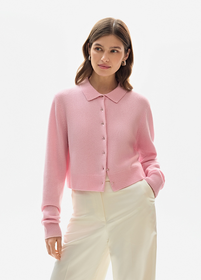 картинка Кардиган вязаный из кашемира от бренда Оксаны Лаврентьевой OLOLOL