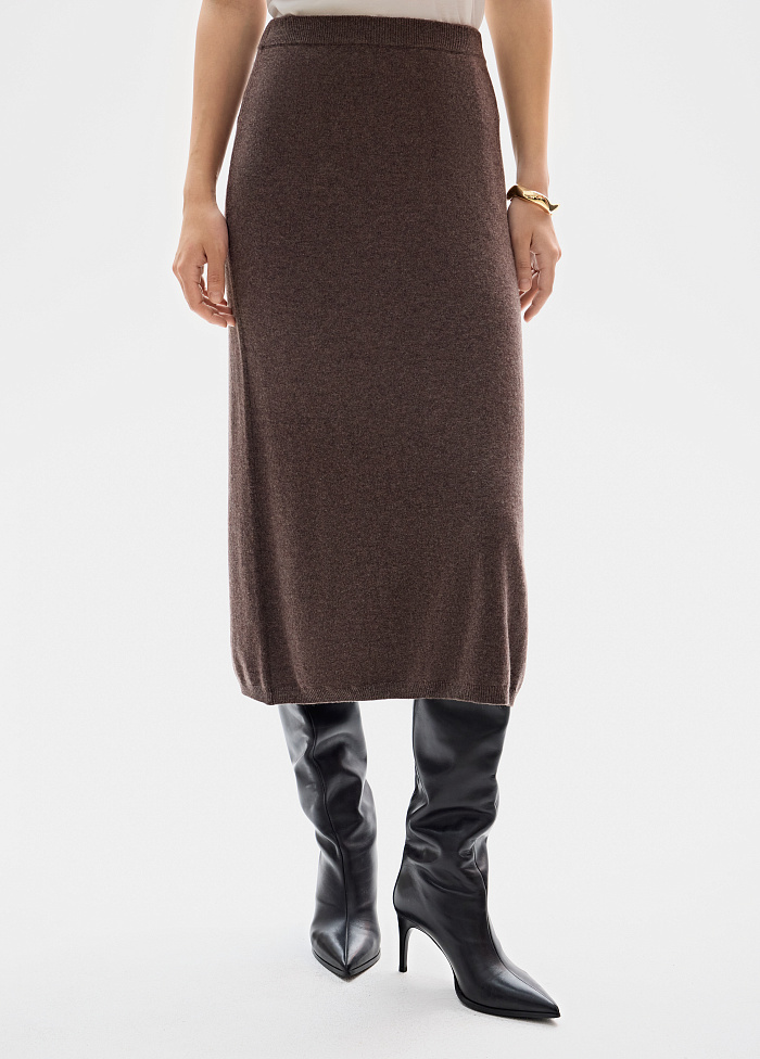 картинка Юбка вязаная из кашемира от бренда Оксаны Лаврентьевой OLOLOL