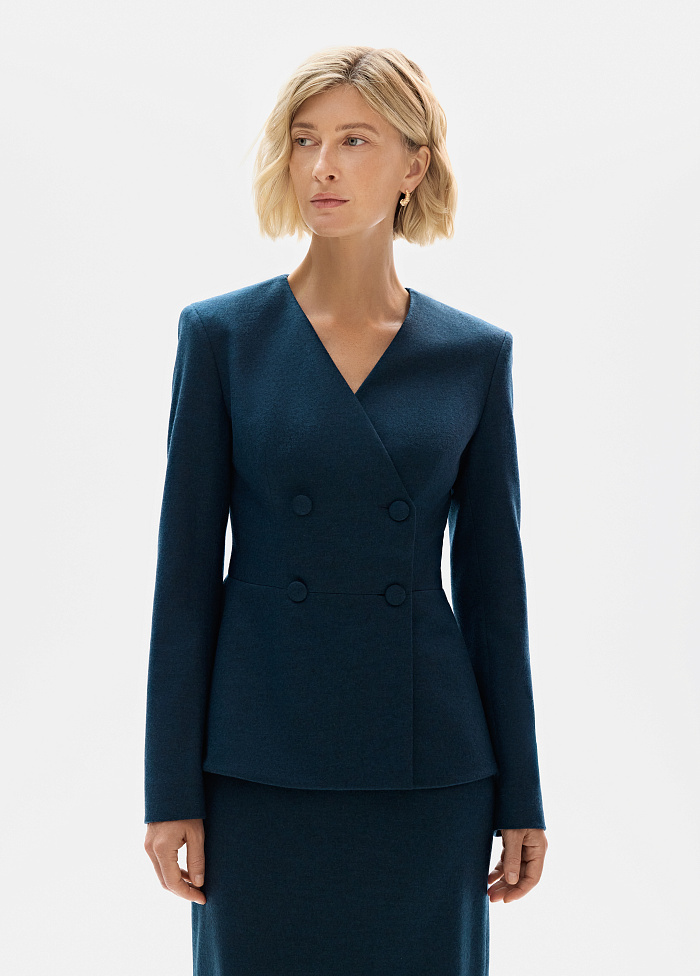 картинка Жакет из шерсти от бренда Оксаны Лаврентьевой OLOLOL