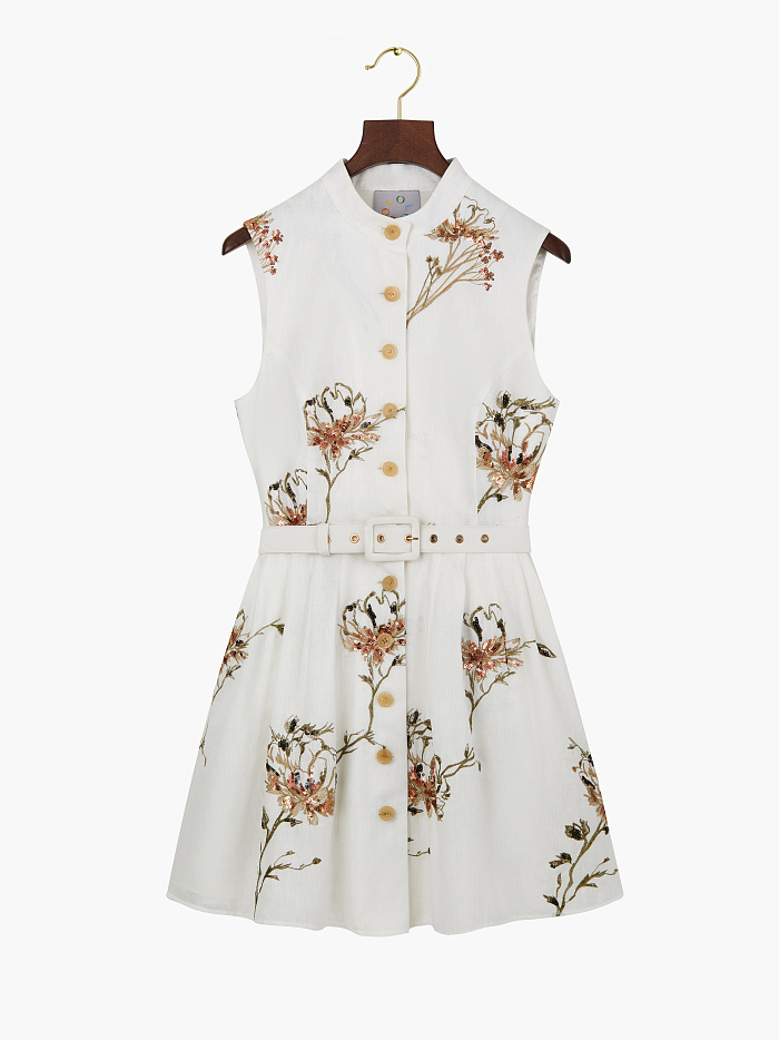 картинка Платье с вышивкой и пайетками от бренда Оксаны Лаврентьевой OLOLOL