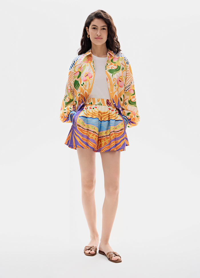 картинка Шорты из шелка от бренда Оксаны Лаврентьевой OLOLOL