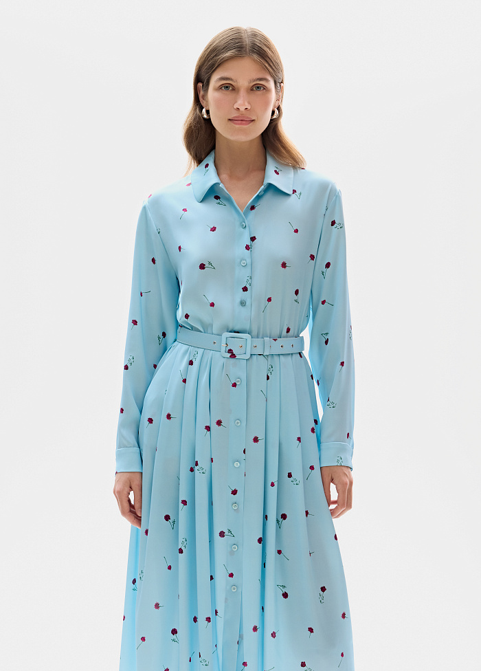 картинка Платье из шелка от бренда Оксаны Лаврентьевой OLOLOL