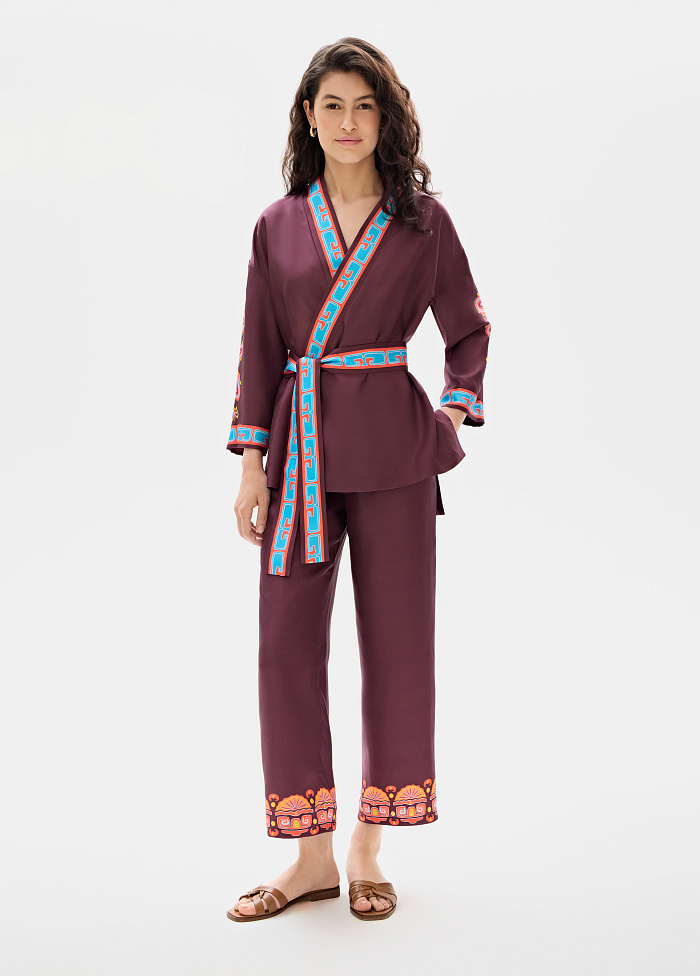 картинка Брюки из шелка от бренда Оксаны Лаврентьевой OLOLOL