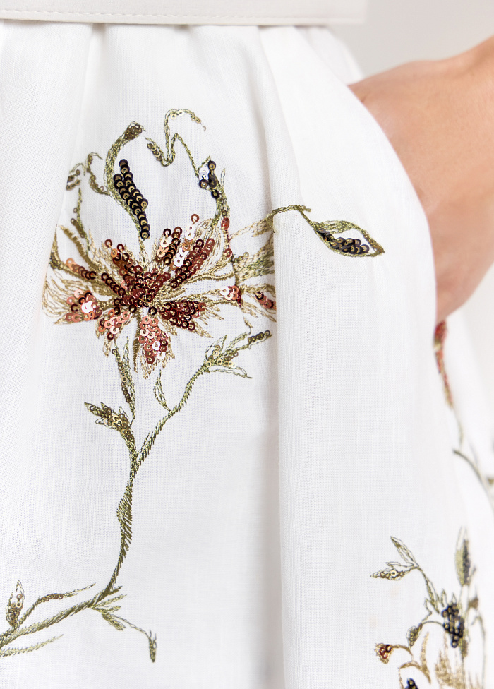 картинка Платье с вышивкой и пайетками от бренда Оксаны Лаврентьевой OLOLOL