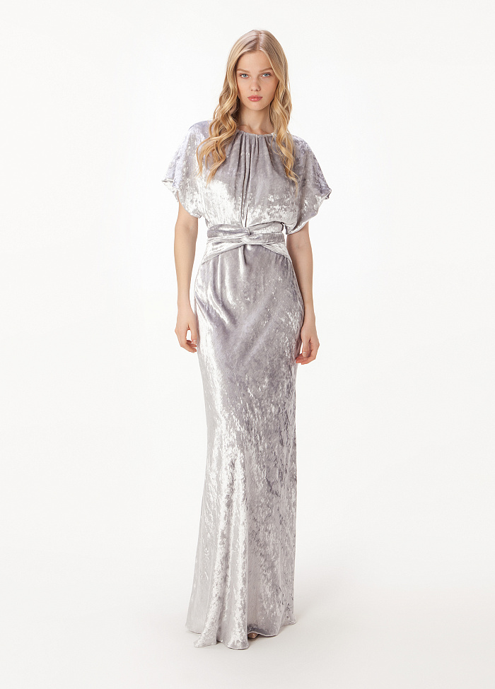 картинка Платье вечернее из бархата от бренда Оксаны Лаврентьевой OLOLOL