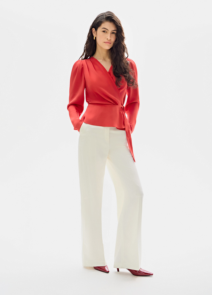 картинка Блузка из шелка от бренда Оксаны Лаврентьевой OLOLOL