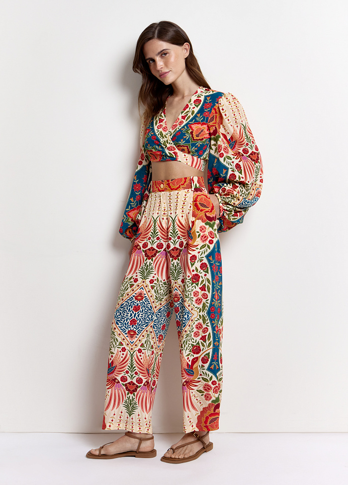 картинка Блузка из шелка от бренда Оксаны Лаврентьевой OLOLOL