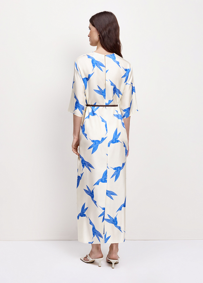 картинка Платье из шелка от бренда Оксаны Лаврентьевой OLOLOL