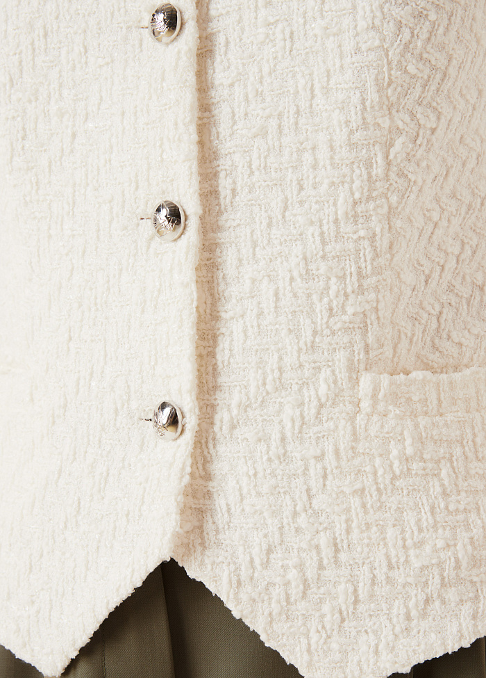 картинка Жилет из итальянского твида от бренда Оксаны Лаврентьевой OLOLOL