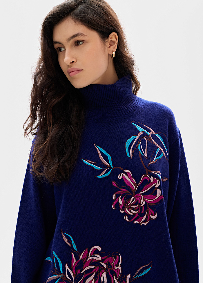 картинка Свитер вязаный из шерсти и кашемира от бренда Оксаны Лаврентьевой OLOLOL