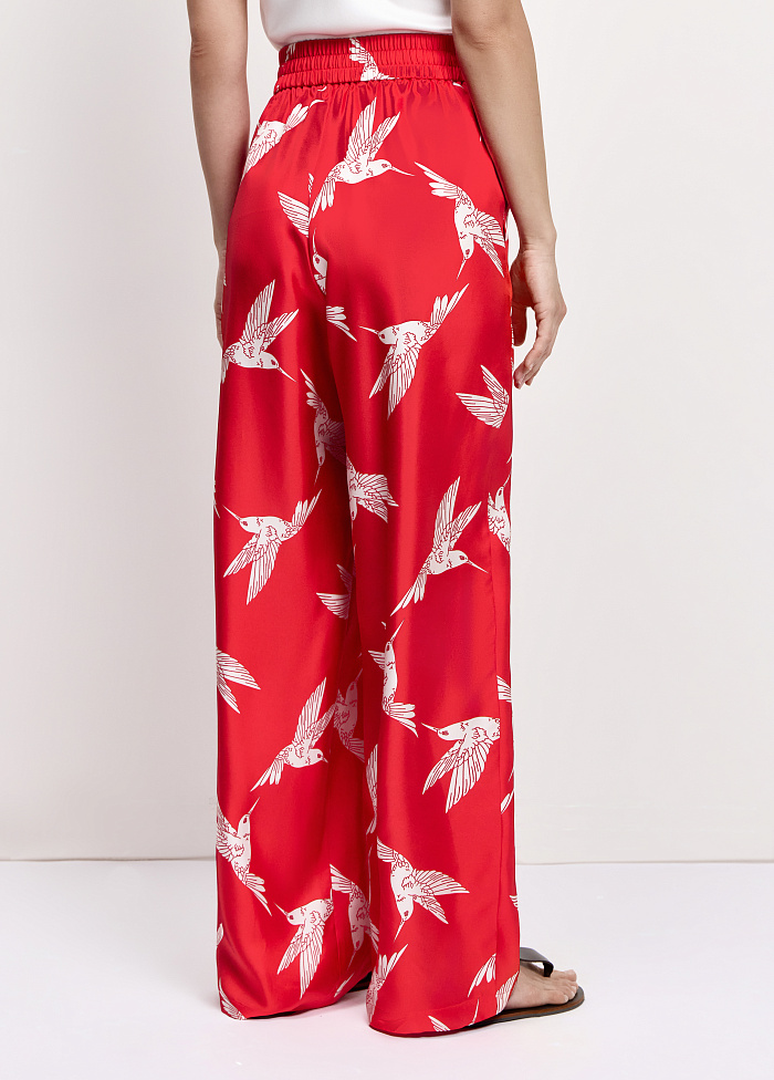 картинка Брюки на резинке из шелка  от бренда Оксаны Лаврентьевой OLOLOL