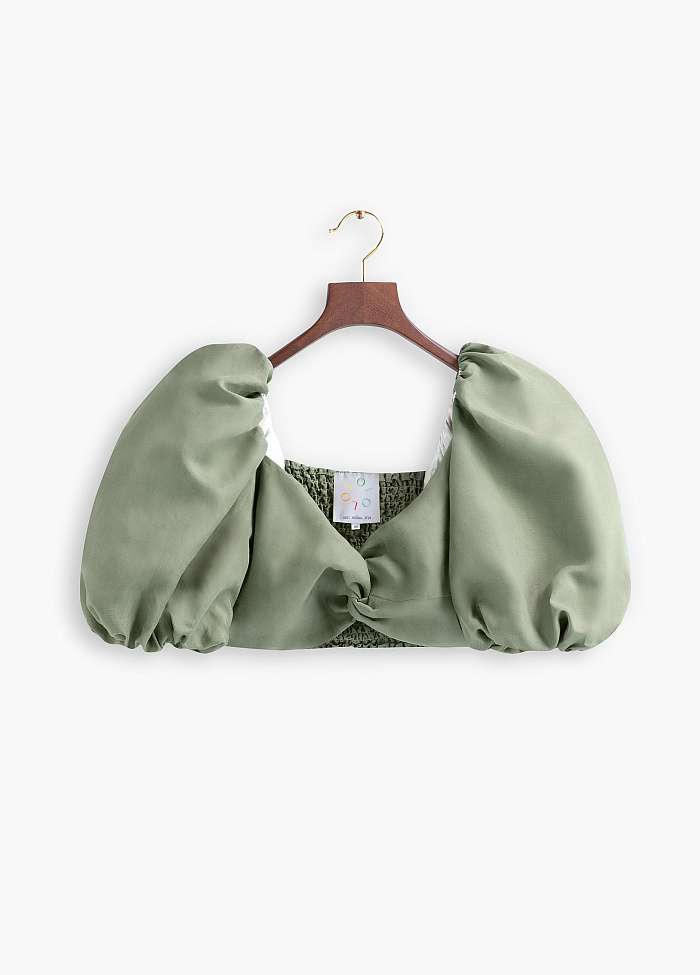 картинка Топ из льна и лиоцелла от бренда Оксаны Лаврентьевой OLOLOL