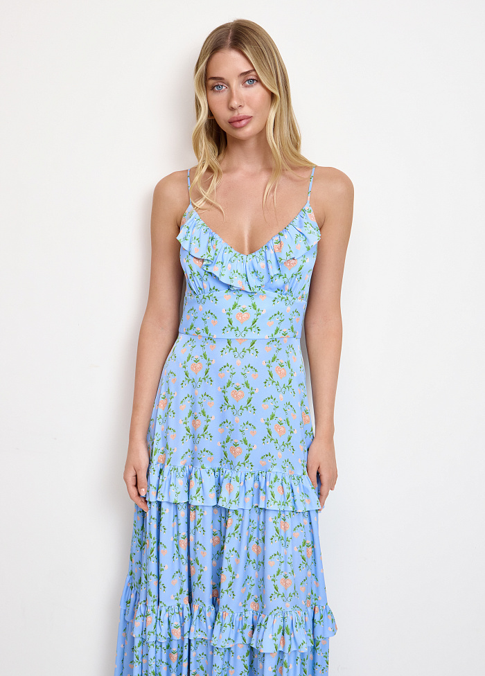 картинка Платье из шелка от бренда Оксаны Лаврентьевой OLOLOL