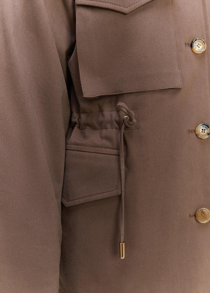 картинка Куртка из хлопка от бренда Оксаны Лаврентьевой OLOLOL